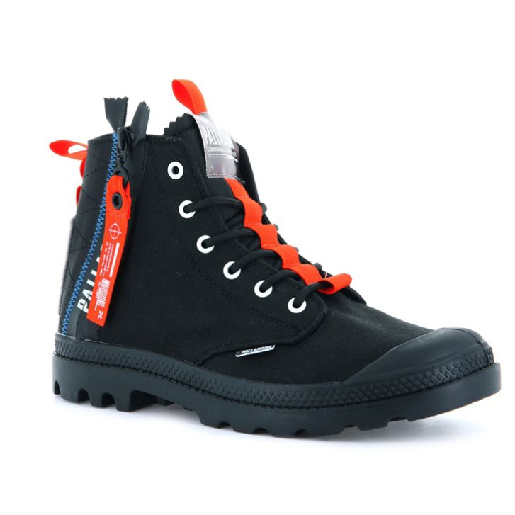 Palladium Pampa Hi Ticket To Earth Laarzen Heren Zwart | NL 52EDJPZ